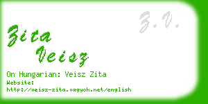 zita veisz business card